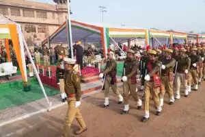 75वां गणतंत्र दिवस गरिमा पूर्वक मनाया गया,खाद्य एवं नागरिक आपूर्ति मंत्री गोदारा ने किया मुख्य समारोह में ध्वजारोहण