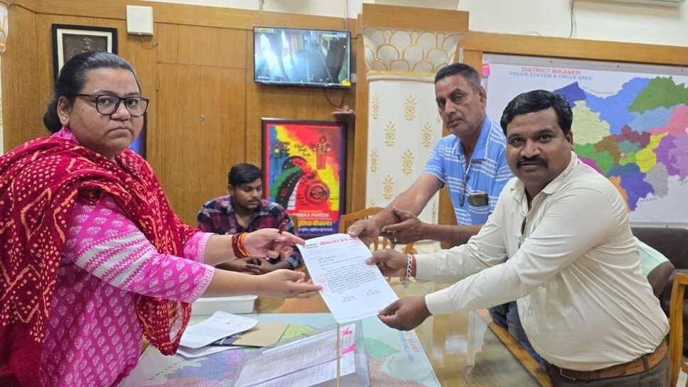 अनाधिकृत रूप से 'प्रेस' लिखे वाहनों के खिलाफ हो कार्यवाही,बीकानेर प्रेस क्लब ने पुलिस अधीक्षक को दिया ज्ञापन