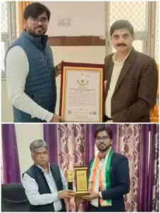 बीकानेर के आयुर्वेदाचार्य मनीष गहलोत ने बनाया विश्व रिकॉर्ड, 250 बच्चों को नि:शुल्क स्वर्ण प्राशन कर रचा इतिहास