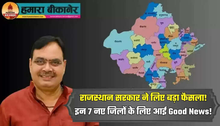 rajasthan new district