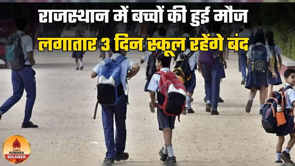 Rajasthan School Holidays