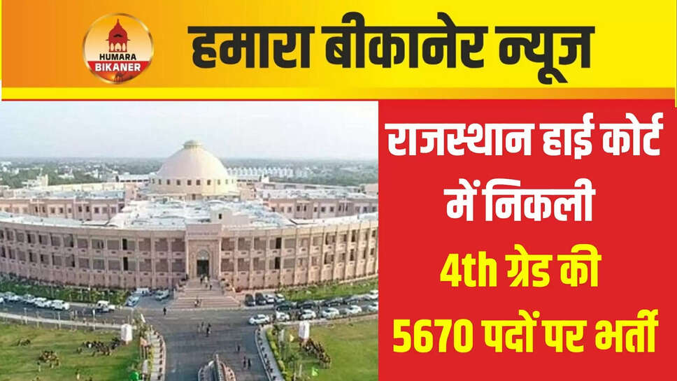 rajasthan high court recruitment 2025