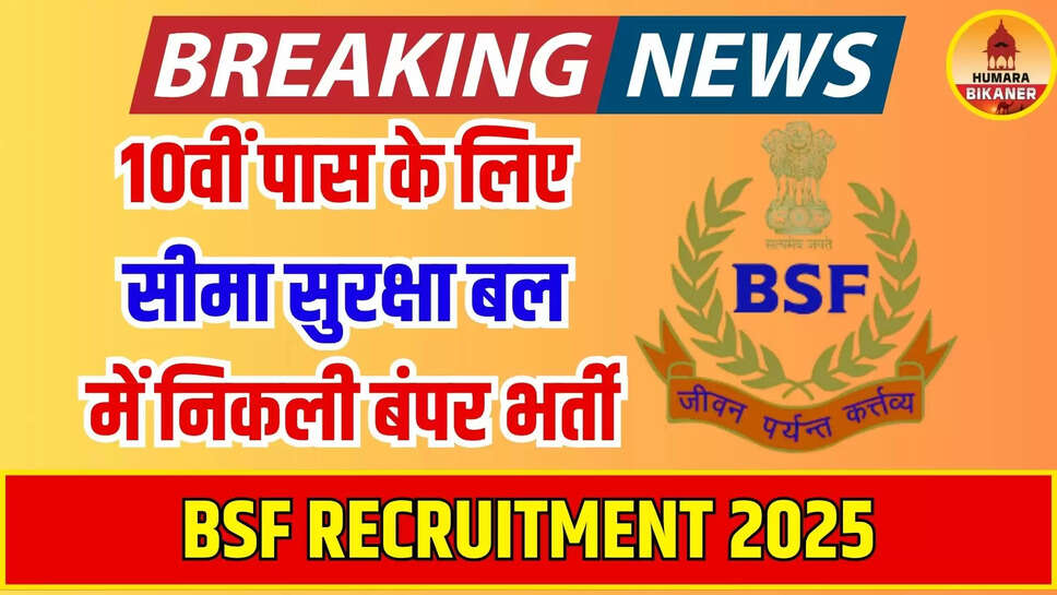 BSF RECRUITMENT 2025