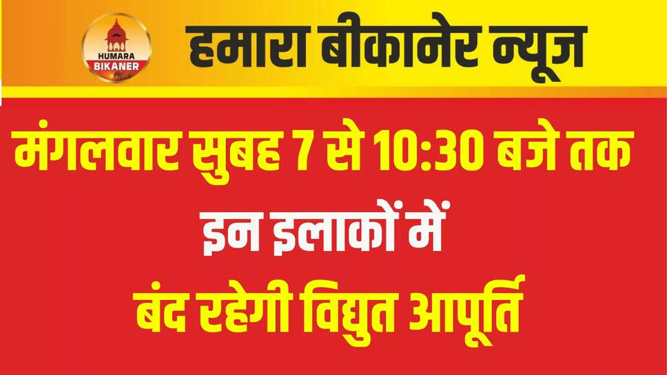Bikaner Power Cut Alert