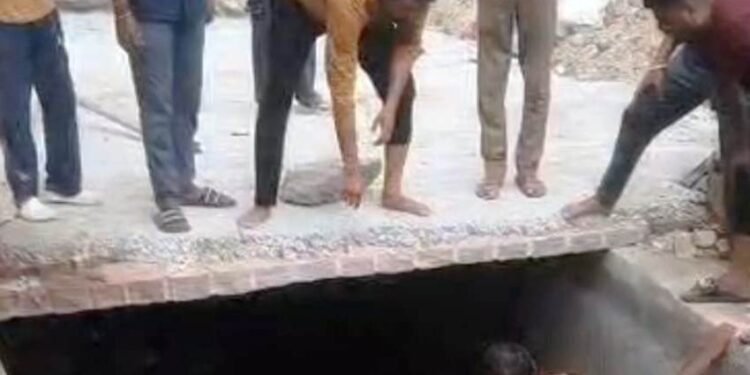 विधायक आवास के पास ही खुला नाला बना जानलेवा जाल, पढ़े