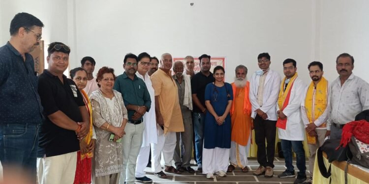 सेवा सप्ताह के अंतर्गत बीकानेर में बजरंग दल द्वारा चिकित्सा शिविर आयोजित