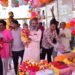 श्रीमद्भागवत कथा में जन्मे श्रीकृष्ण, जय कन्हैयालाल की से गूंजा पांडाल,सत्य की साधना से ही श्रीकृष्ण की प्राप्ति संभव : धर्मेश महाराज