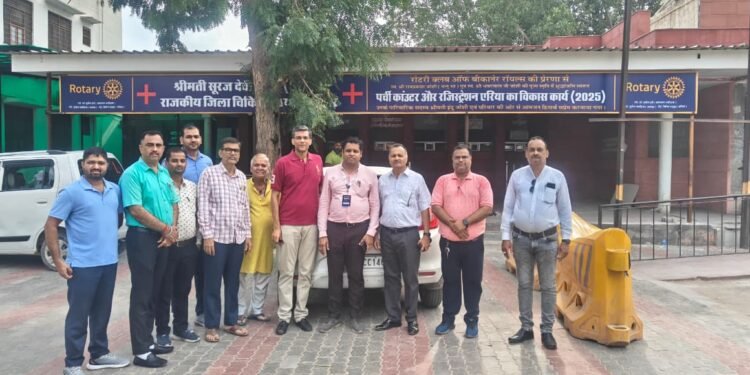 मूंधड़ा परिवार जिला अस्पताल में करवाएगा विकास कार्य,1 करोड़ रुपये से स्वागत कक्ष, प्रतीक्षालय और मुख्य द्वार का होगा निर्माण