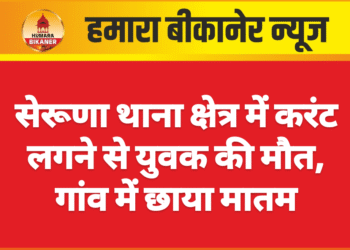 सेरूणा थाना क्षेत्र में करंट लगने से युवक की मौत, गांव में छाया मातम