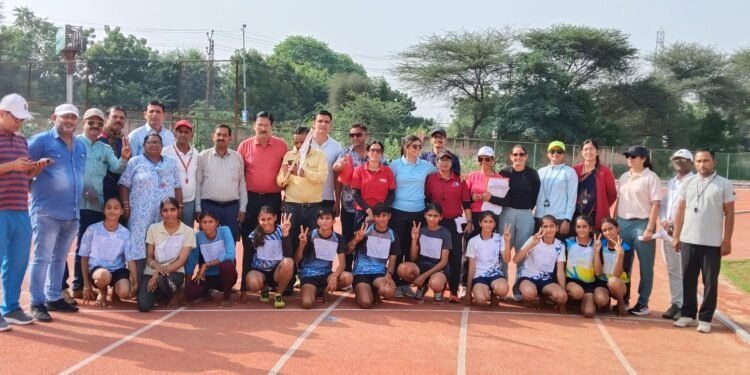 बीकानेर में 69वीं जिला स्तरीय एथलेटिक्स प्रतियोगिता छात्रा वर्ग का भव्य आयोजन