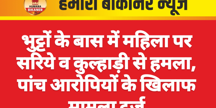 भुट्टों के बास में महिला पर सरिये व कुल्हाड़ी से हमला, पांच आरोपियों के खिलाफ मामला दर्ज