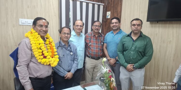 डॉ. बी.सी. घीया ने संभाला पीबीएम अस्पताल का अधीक्षक पदभार, मरीजों को बेहतर सुविधाएं देने की जताई प्रतिबद्धता