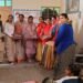 महिला पतंजलि योग समिति बीकानेर द्वारा शिक्षिकाओं को स्वेटर वितरण