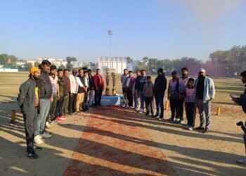 माली–सैनी समाज की क्रिकेट प्रतियोगिता 2025–26 का बीकानेर में भव्य शुभारंभ