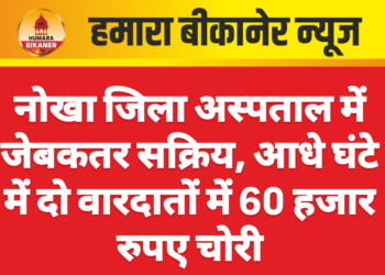 नोखा जिला अस्पताल में जेबकतर सक्रिय, आधे घंटे में दो वारदातों में 60 हजार रुपए चोरी