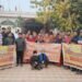 विराट हिंदू सम्मेलन को लेकर निकली प्रभात फेरी, मातृशक्ति की सहभागिता से गूंजा विवेकनाथ बस्ती क्षेत्र