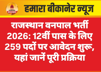 राजस्थान वनपाल भर्ती 2026: 12वीं पास के लिए 259 पदों पर आवेदन शुरू, यहां जानें पूरी प्रक्रिया