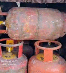 रसद विभाग की कार्रवाई वाहन सहित 28 घरेलू गैस सिलेंडर जब्त, अवैध परिवहन पर कार्रवाई