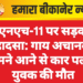 एनएच-11 पर सड़क हादसा: गाय अचानक सामने आने से कार पलटी, युवक की मौत