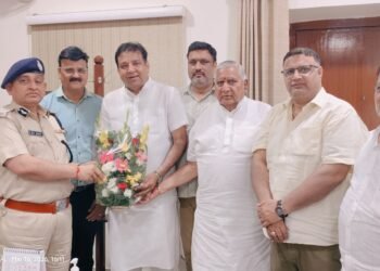 बीकानेर व्यापार उद्योग मण्डल ने पुलिस महानिरीक्षक का किया स्वागत एवं अभिनंदन