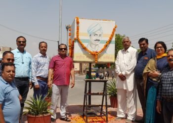 बीकानेर में अमर शहीद मंगल पांडे की 169वीं पुण्यतिथि पर श्रद्धांजलि सभा आयोजित