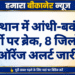 राजस्थान में आंधी-बवंडर से गर्मी पर ब्रेक, 8 जिलों में ऑरेंज अलर्ट जारी