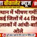 राजस्थान में भीषण गर्मी और उमस, कई जिलों में 44 डिग्री पार; कुछ इलाकों में आंधी-बारिश व ओले