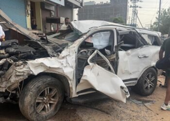 बीकानेर में देर रात तेज रफ्तार फॉर्च्यूनर बनी काल, स्कूटी को मारी टक्कर; दो की मौके पर मौत