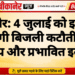 बीकानेर: 4 जुलाई को इन क्षेत्रों में रहेगी बिजली कटौती, देखें समय और प्रभावित इलाके