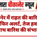 बीकानेर में राहत की बारिश के बाद फिर अलर्ट, तेज हवाओं के साथ बारिश की संभावना