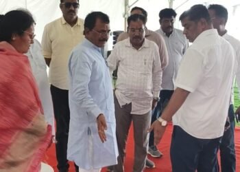 मुख्यमंत्री भजनलाल शर्मा के प्रस्तावित मेघासर दौरे को लेकर भाजपा नेताओं ने किया कार्यक्रम स्थलों का निरीक्षण