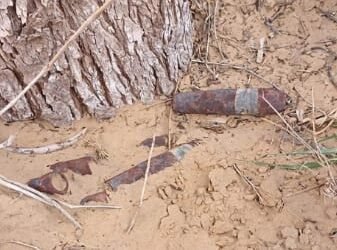 महाजन फायरिंग रेंज के पास खेत में मिले बमनुमा वस्तु, मचा हड़कंप