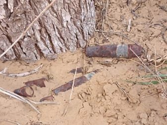 महाजन फायरिंग रेंज के पास खेत में मिले बमनुमा वस्तु, मचा हड़कंप