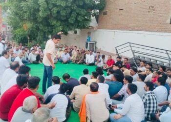 तिलकनगर में राजपूत समाज की बैठक, निगम चुनाव में राजनीतिक प्रतिनिधित्व पर मंथन