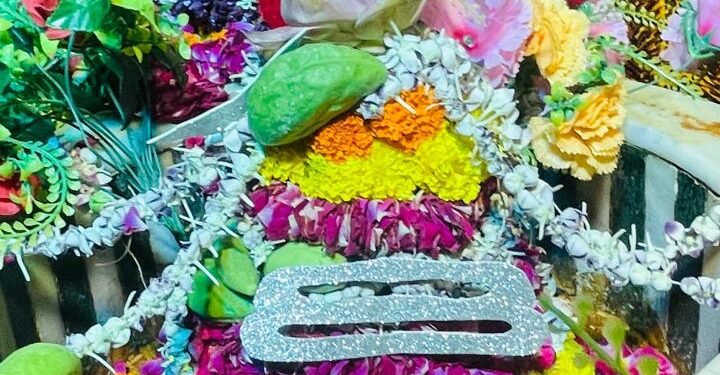 राम मंदिर में श्रावण एकादशी पर गूंजा हर-हर महादेव, सहस्त्रधारा अभिषेक के बाद हुआ भव्य श्रृंगार