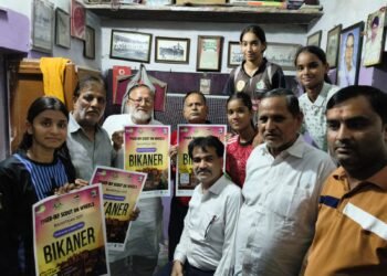टाइगर आईकेएफ ‘स्काउट ऑन व्हील्स 2026’ के पोस्टर का हुआ विमोचन : बीकानेर बनेगा युवा फुटबॉल प्रतिभाओं का केंद्र