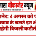 बीकानेर: 4 अगस्त को फीडर रखरखाव के चलते इन क्षेत्रों में रहेगी बिजली कटौती