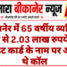 बीकानेर में 65 वर्षीय व्यक्ति के खाते से 2.03 लाख रुपये पार, क्रेडिट कार्ड के नाम पर आ रहे थे कॉल