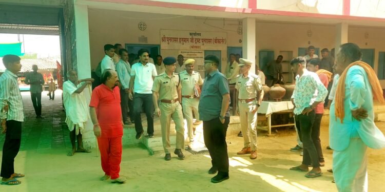 जिला कलक्टर और पुलिस अधीक्षक ने पूनरासर मेले की तैयारियों का लिया जायजा