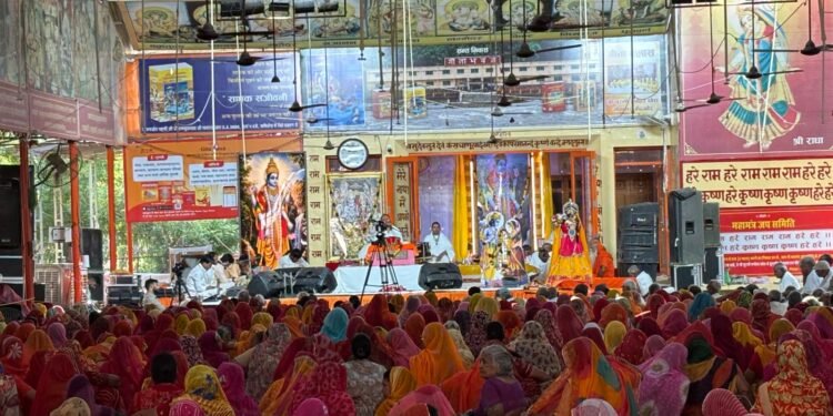 भीनासर के मुरली मनोहर धोरा में आस्था का सैलाब, राधा अष्टमी पर जन्मोत्सव और सीताराम विवाह महोत्सव