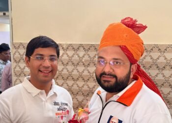 भाजयुमो राष्ट्रीय अध्यक्ष हेमांग जोशी के ब्यावर दौरे में सोनी ने निभाई रूट प्रभारी की जिम्मेदारी