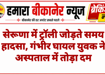 सेरूणा में ट्रॉली जोड़ते समय हादसा, गंभीर घायल युवक ने अस्पताल में तोड़ा दम
