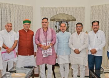 बीकानेर जिले की पंचायत एवं जिला परिषद चुनावों को लेकर मुख्यमंत्री निवास पर महत्वपूर्ण बैठक