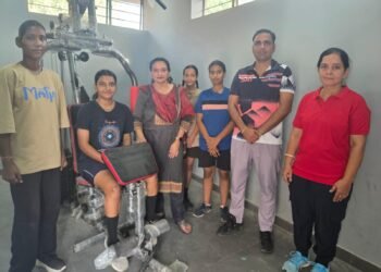 महारानी राजकीय बालिका विद्यालय में खिलाड़ियों के लिए जिम का शुभारम्भ