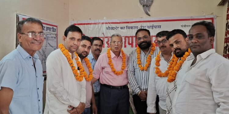 बीकानेर व्यापार एसोसिएशन ने मुकुल झांब पैनल का किया भव्य स्वागत एवं सम्मान